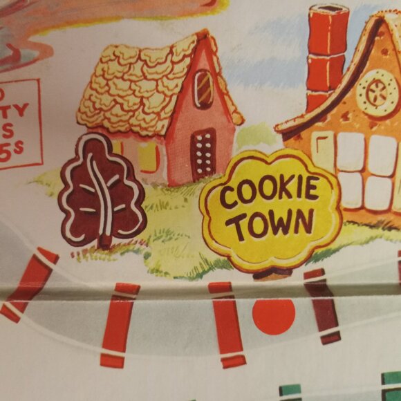 1957 THE HAPPY LITTLE TRAIN Game Board - Just the Game Board - Picture 3 of 10